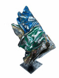 Martinez, compression visuel, sculpture - Artalistic online contemporary art buying and selling gallery