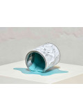 Yannick Bouillault, le vieux pot de pastel bleu, sculpture - Artalistic online contemporary art buying and selling gallery