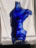 Jean-Luc Céléreau de Clercq, Buste bleu, Sculpture - Artalistic online contemporary art buying and selling gallery