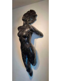 Emilio Mortini, Woman on the wall, sculpture - Artalistic online contemporary art buying and selling gallery