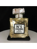 Norman Gekko, Crushed Chanel N.5 Mini Gold, sculpture - Artalistic online contemporary art buying and selling gallery