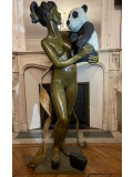 Béatrice Bissara, Mimiko et le Panda, sculpture - Artalistic online contemporary art buying and selling gallery