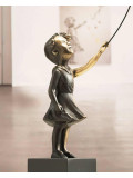 Miguel Guia, Fille au ballon en forme de chien Grand, sculpture - Artalistic online contemporary art buying and selling gallery