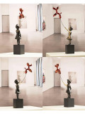 Miguel Guia, Fille au ballon en forme de chien Grand, sculpture - Artalistic online contemporary art buying and selling gallery