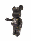 Vili, Bearbrick chanel black, sculpture - Artalistic online contemporary art buying and selling gallery