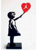 PyB, Girl Banksy Jordan, sculpture - Artalistic online contemporary art buying and selling gallery