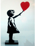 Spyddy, Fille ballon coeur Banksy, sculpture - Artalistic online contemporary art buying and selling gallery