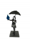 Ravi, fille parapluie Chanel, sculpture - Artalistic online contemporary art buying and selling gallery