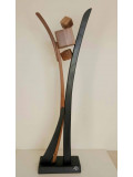 A+D Art, Cubismo di noce, sculpture - Artalistic online contemporary art buying and selling gallery