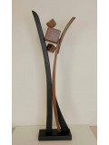 A+D Art, Cubismo di noce, sculpture - Artalistic online contemporary art buying and selling gallery