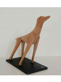 A+D Art, Geometric dog ciliegio, sculpture - Artalistic online contemporary art buying and selling gallery