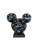 VL, Mickey skull black, sculpture - Artalistic online contemporary art buying and selling gallery