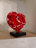 VL, heart skull, sculpture - Artalistic online contemporary art buying and selling gallery