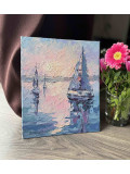 Oxypoint, Serenity at Sunset on the Sea I, painting - Artalistic online contemporary art buying and selling gallery