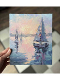 Oxypoint, Serenity at Sunset on the Sea I, painting - Artalistic online contemporary art buying and selling gallery
