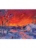 Oxypoint, Blazing horizon, painting - Artalistic online contemporary art buying and selling gallery