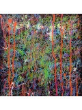 Âme Sauvage, L'arbre vert, painting - Artalistic online contemporary art buying and selling gallery