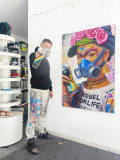 Vincent Bardou, Frida Kahlo, painting - Artalistic online contemporary art buying and selling gallery
