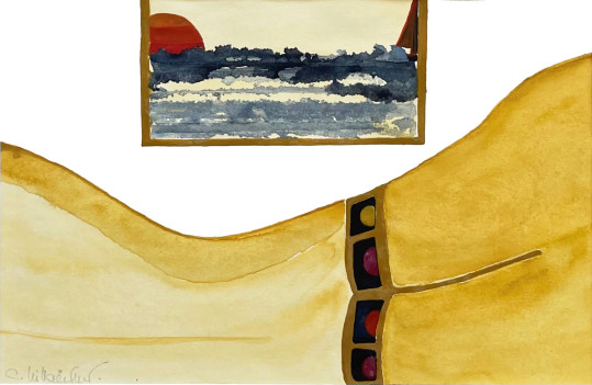 The Seasons,  Echoes to the  Curves of  Humans and  Nature.  No.11 Yellow  Sand