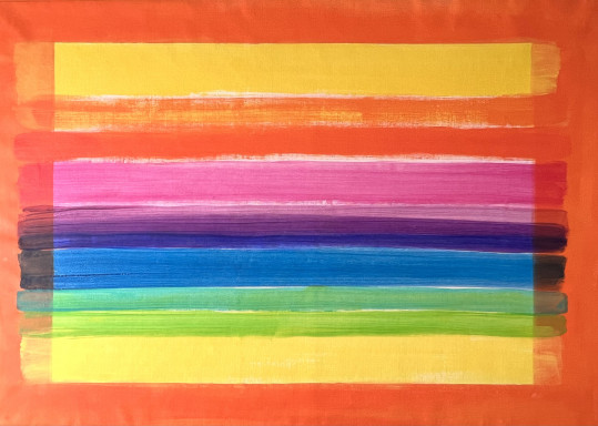 Orange sunshine, see and inner peace