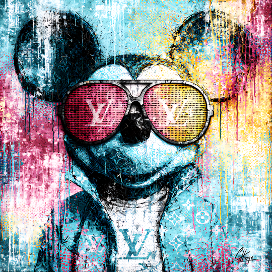 Mickey Vs Vuitton Pop Art