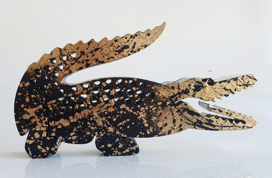 Crocodile Lacoste gold