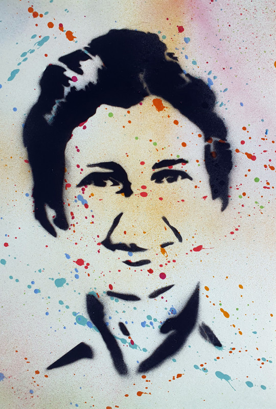 Simone Veil pochoir