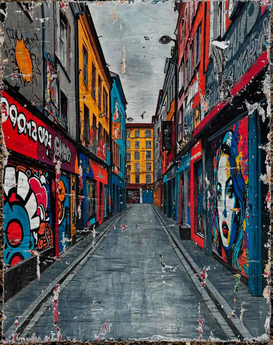 Tags in the street