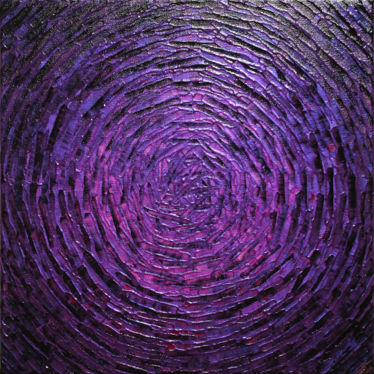 Éclat concentrique violet