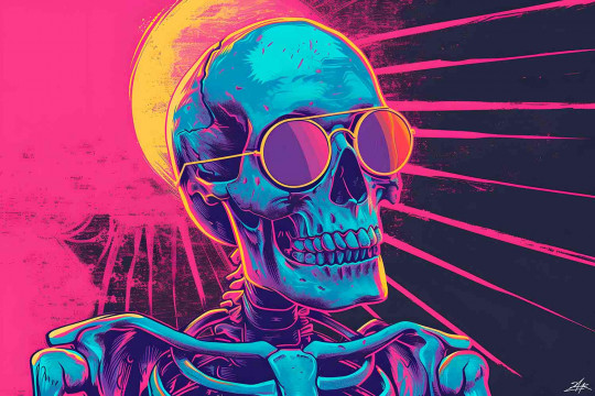 Skeleton retro