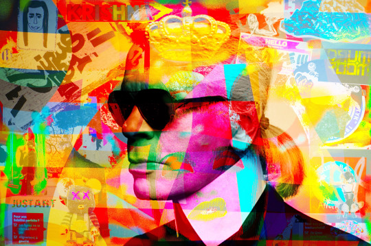Karl Lagerfeld pop street art