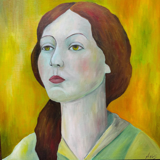 Portrait in Green Light