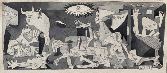 Trompette et Guernica