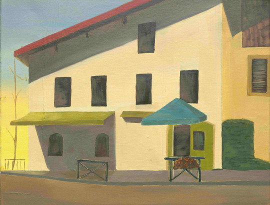 Haus am Abendlicht