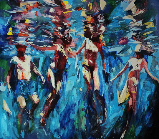 In the light of the water