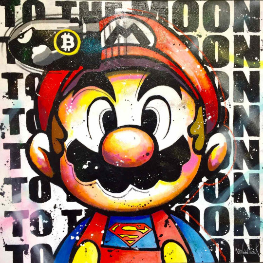 Super Mario, Bitcoin to the moon