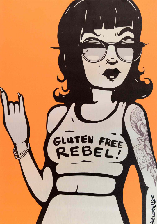 Gluten Free Rebel (Unique Gold / Silver version)