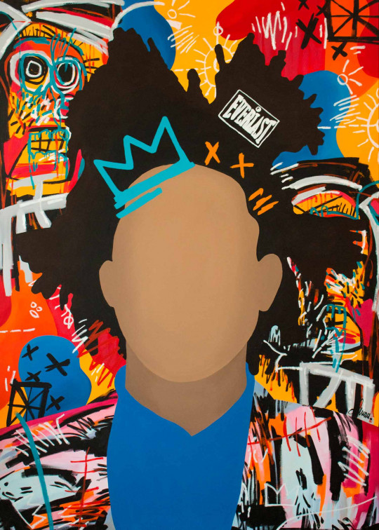Faces And Symbols - Jean-Michel Basquiat