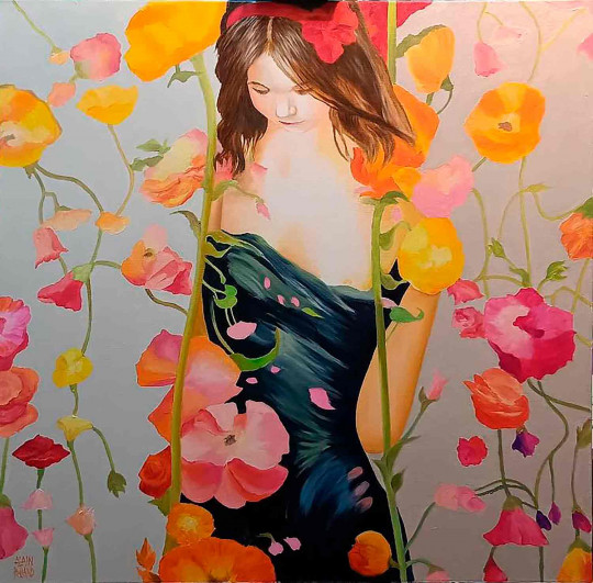 La jeune fille aux fleurs
