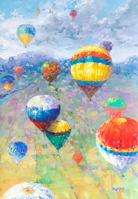 Hot air balloons