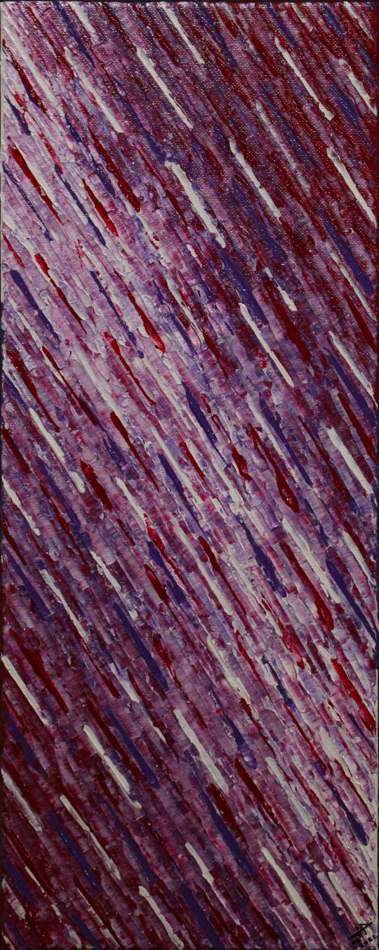Texture couteau blanc violette magenta