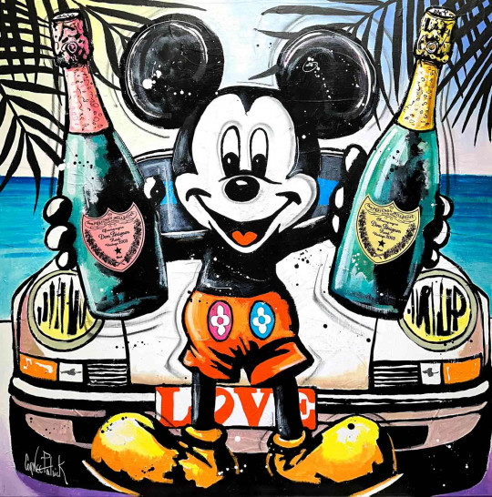 Mickey, life is beautiful in a Porsche 911
