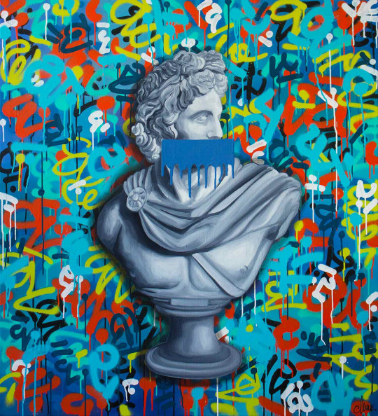 Apollo Belvedere bust / 817 Street Art Avenue