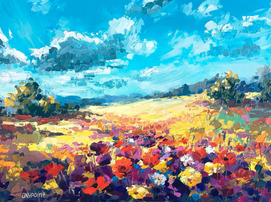 River of flowers