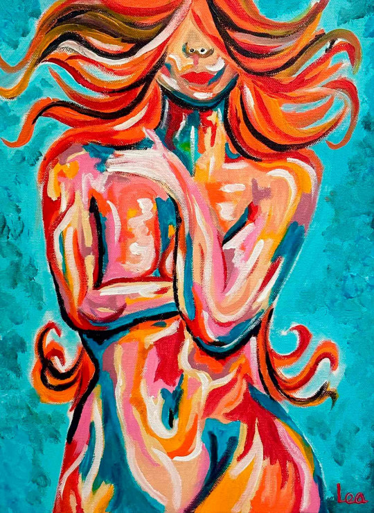 Femme au vent