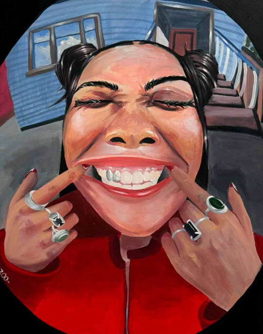 Fisheye smile