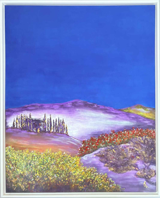 Bleu comme le ciel de Toscane