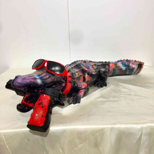 My crocodile is crazy