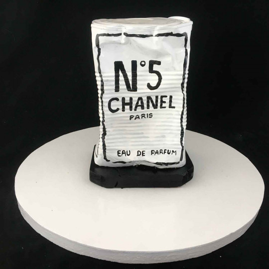Crushed Chanel N.5 with box (Black edition) by Norman Gekko (2021