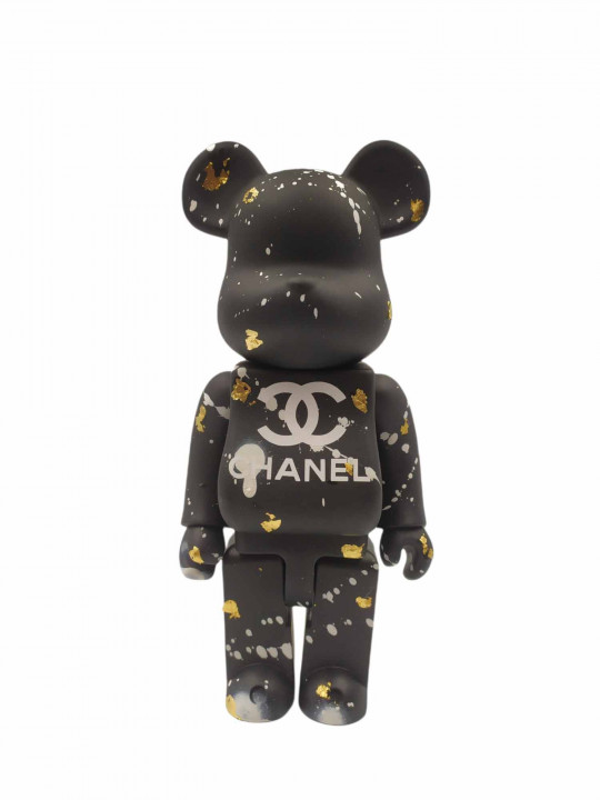 BEARBRICK CHANEL BLACK